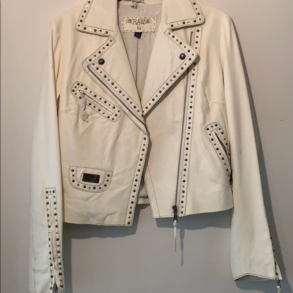 RAW leather jacket.
